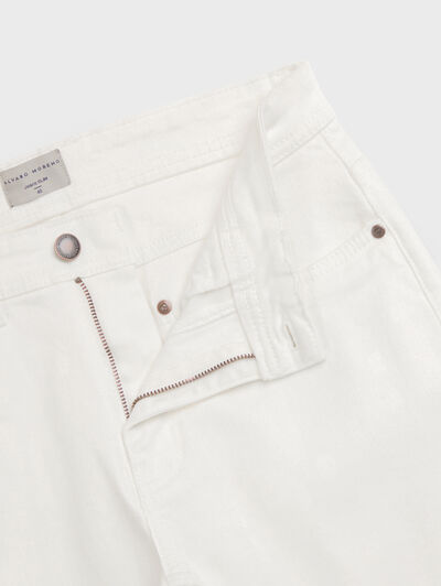 PANTALON DENIM MATCH BLANCO