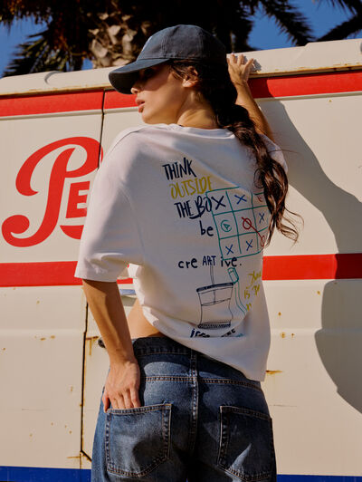 CAMISETA CREATIVE BLANCO