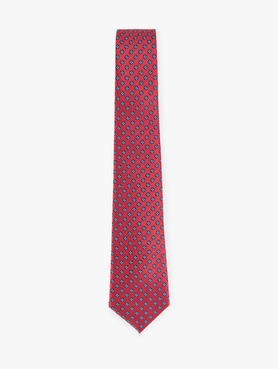 CORBATA JACQUARD MF ROJO