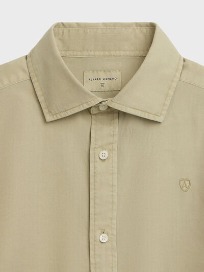 CAMISA POPELIN VERDE