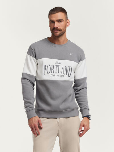 SUDADERA PÒRTLAND GRIS