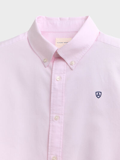 CAMISA OXFORD BASIC ROSA