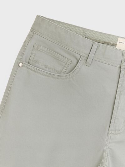 PANTALON DIAGONAL 5P VERDE