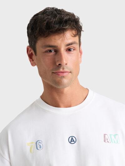 CAMISETA LETTERS BLANCO