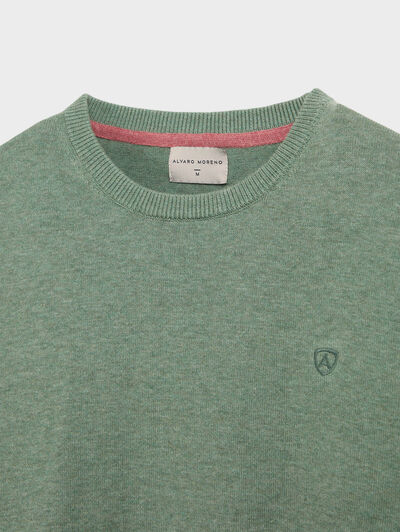 JERSEY ROUND NECK TRENDY VERDE