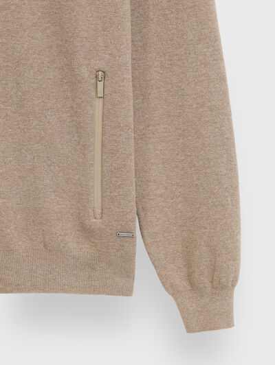 CARDIGAN HOLLAND CAMEL