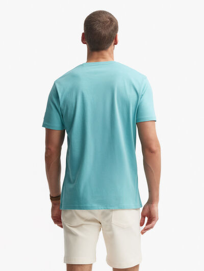 CAMISETA FEEL VERDE AGUA