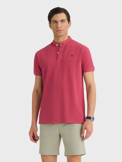 POLO MAO TRENDY BURDEOS