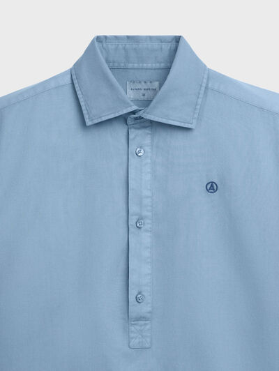 POLERA PANAMA DYE AZUL