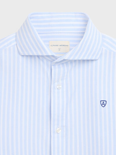 CAMISA OXFORD CLASSIC CELESTE