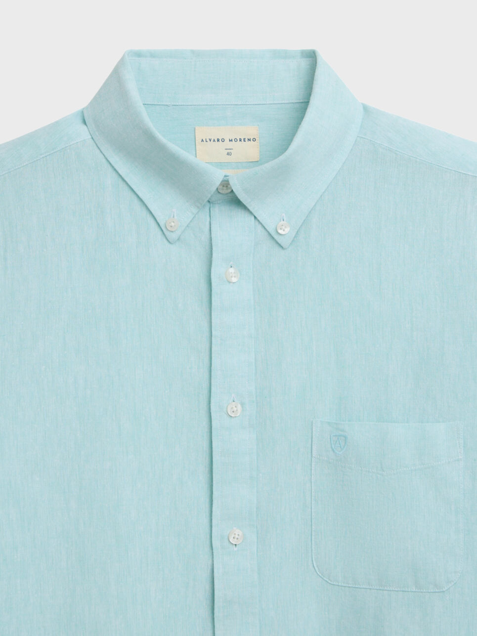 CAMISA LINO M.CORTA