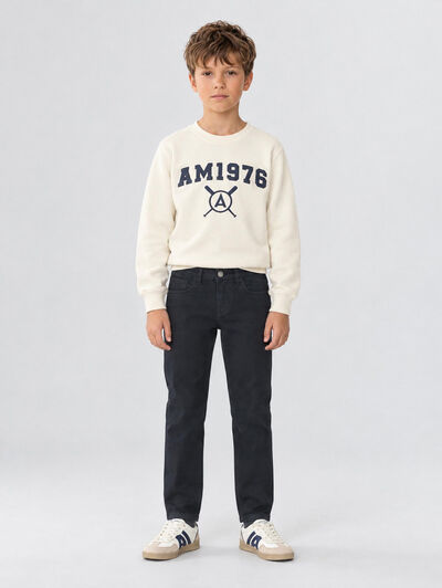 PANTALON 5 POCKETS KIDS AZUL MARINO