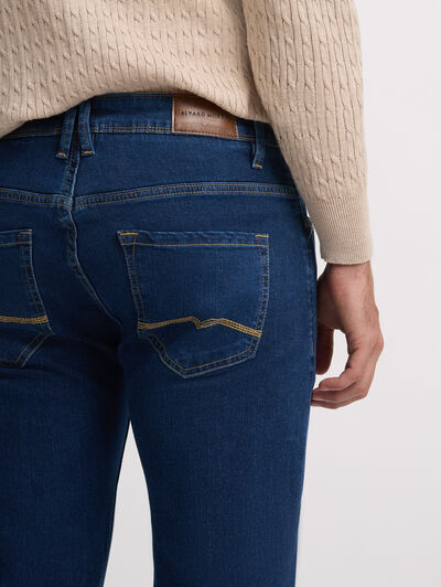 DENIM REGULAR AZUL MARINO