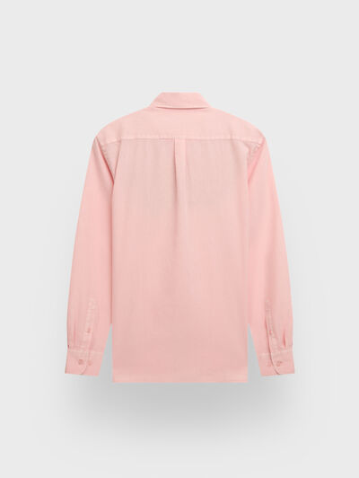 CAMISA LINO GD SALM&Oacute;N