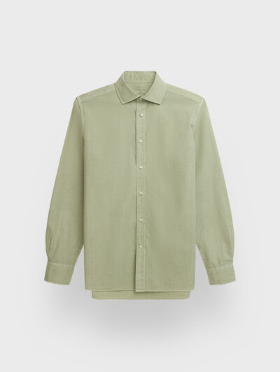 CAMISA POPELIN VERDE