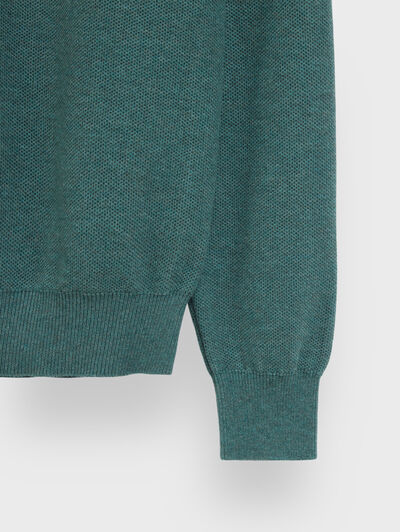 JERSEY CREMALLERA VERDE