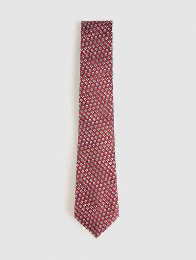 CORBATA JACQUARD MF ROJO