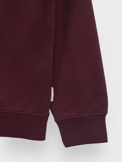 SUDADERA TOM BURDEOS