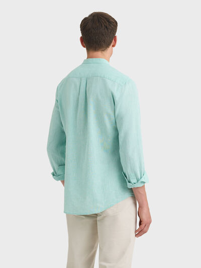CAMISA LINO MAO VERDE