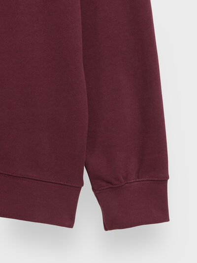 SUDADERA BROS BURDEOS