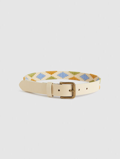 CINTURON PAMPA KIDS BLANCO