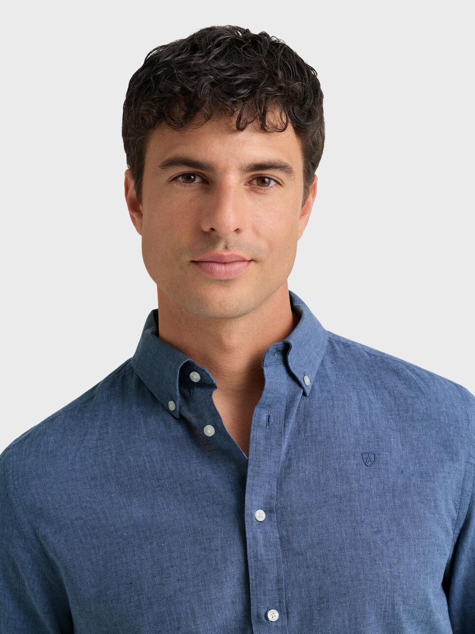 CAMISA LINO C.BOTON