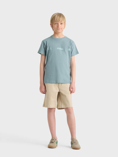 CAMISETA SCHEMES KIDS AZUL