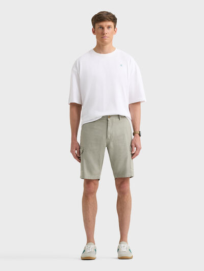 BERMUDA TINTADA CARGO VERDE