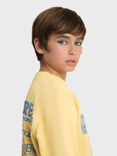 SUDADERA FUTURE KIDS AMARILLO