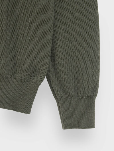 JERSEY CREMALLERA VERDE