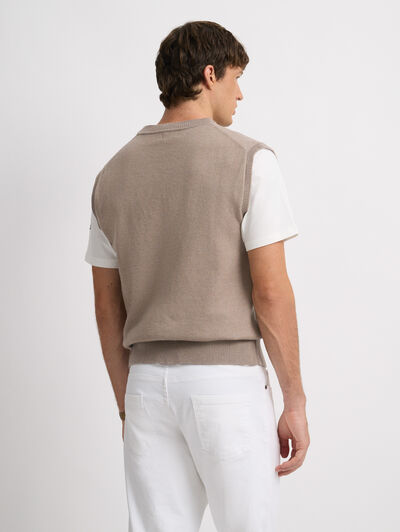 CHALECO GOLF CAMEL
