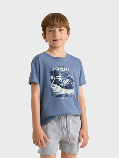 PIJAMA STREET KIDS AZUL