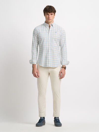 CAMISA FLANNEL CHECKS AZUL