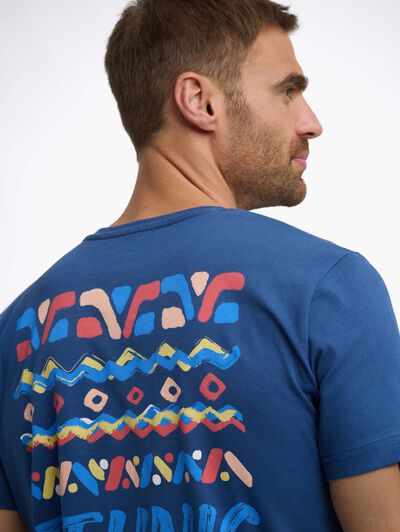 CAMISETA ETHNIC AZUL MARINO