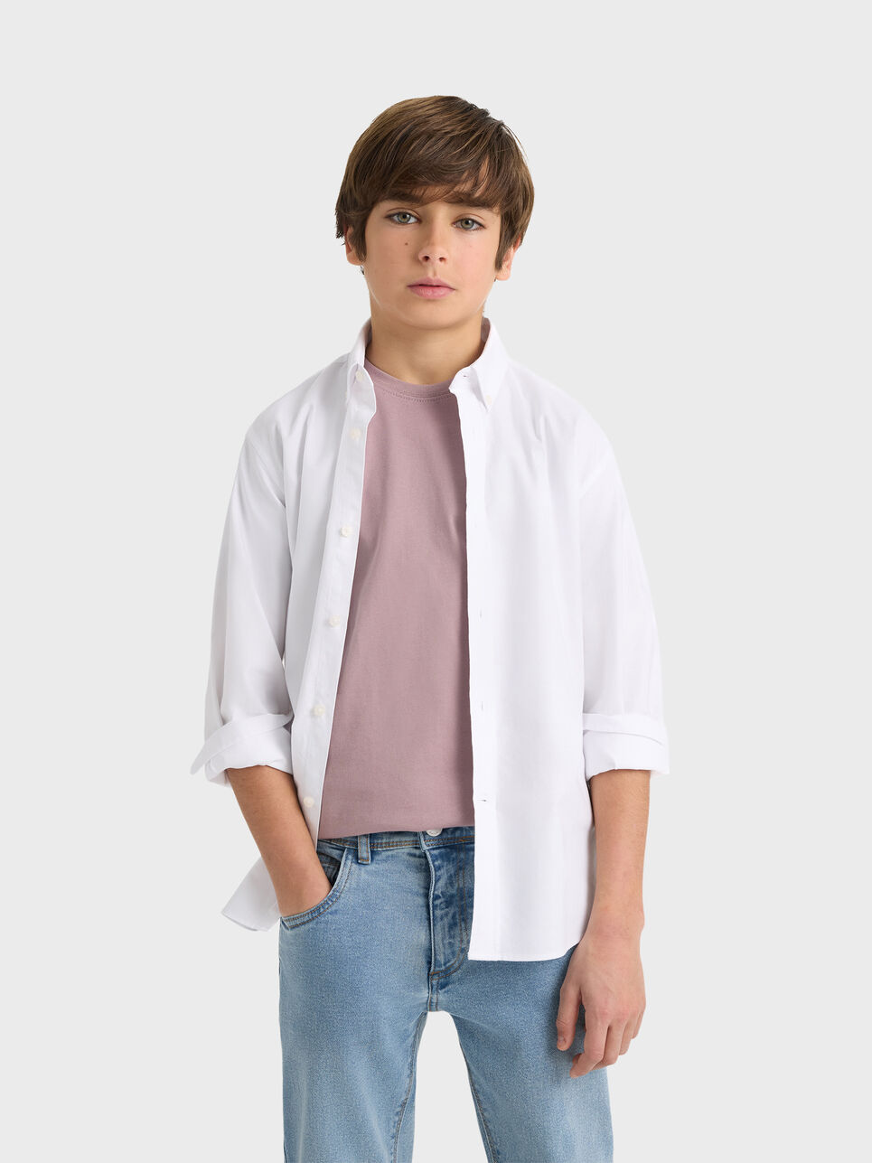 CAMISA OXFORD SOLID KIDS