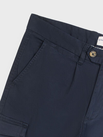 PANTALON CARGO AZUL MARINO