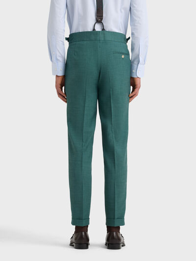 PANTALON MONACO FIL A FIL VERDE