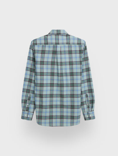 CAMISA TARTAN CHECKS VERDE AGUA