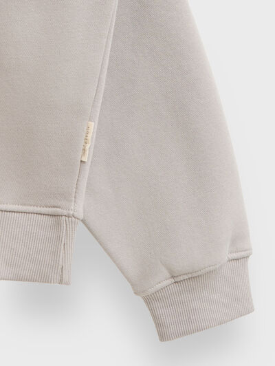 SUDADERA BASICA OVERSIZE PIEDRA