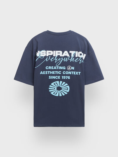 CAMISETA INSPIRATION AZUL MARINO