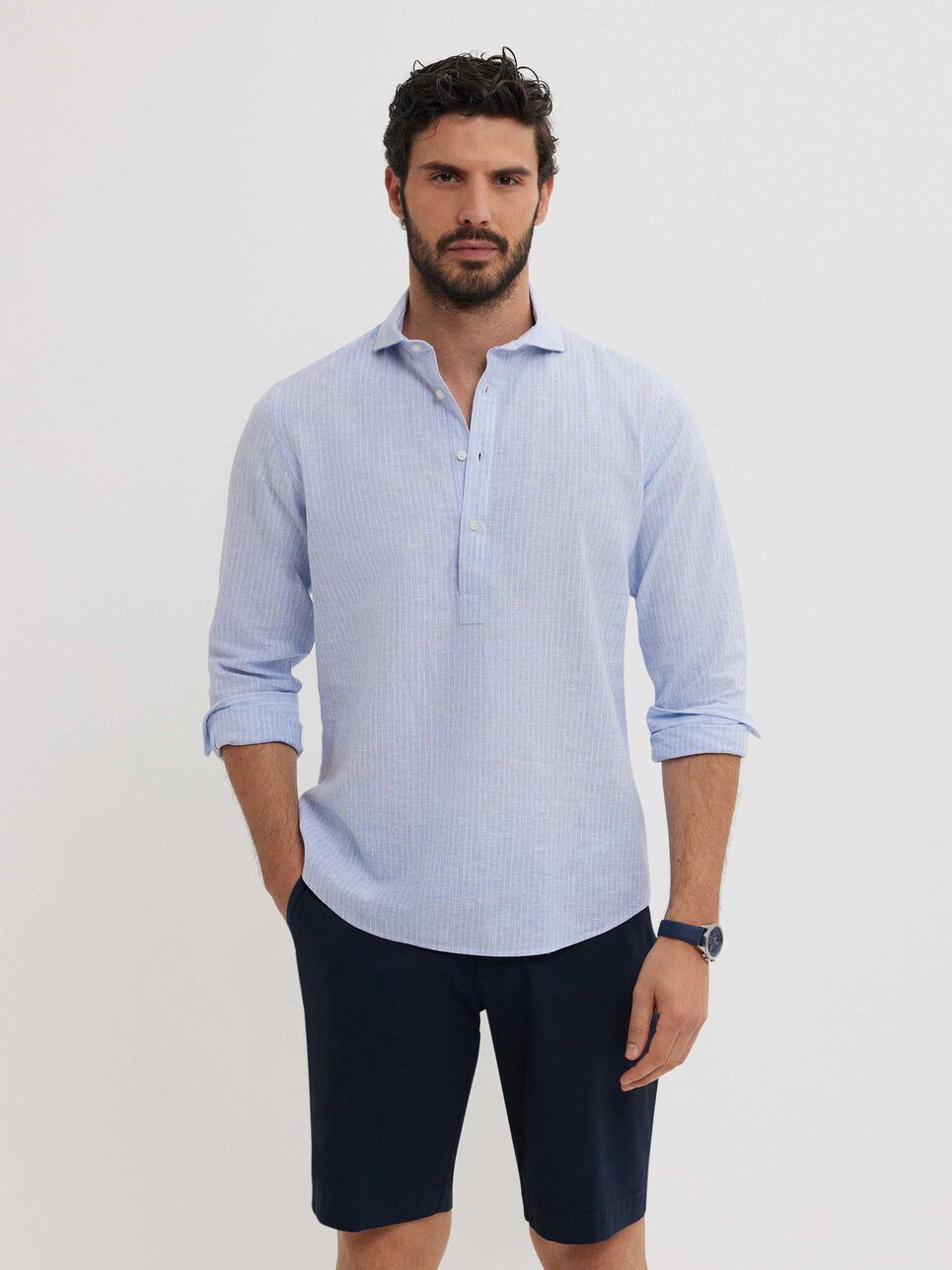 POLERA LINO RAYAS JK