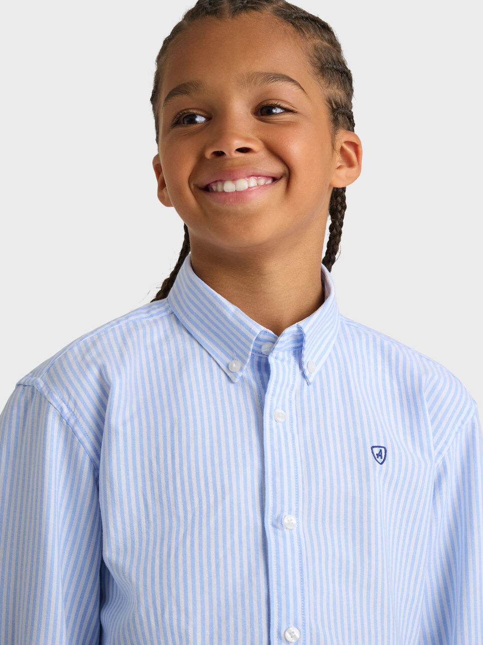 CAMISA OXFORD RAYAS KIDS