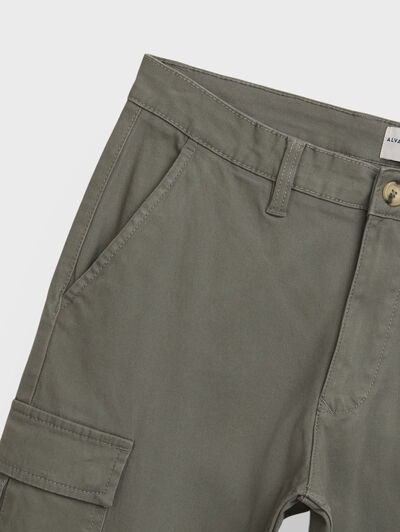 PANTALON CARGO ELVIS VERDE