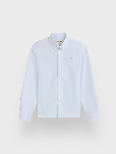 CAMISA OXFORD MIL RAYAS KIDS AZUL