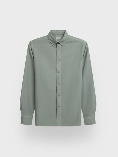 CAMISA OXFORD DYE VERDE