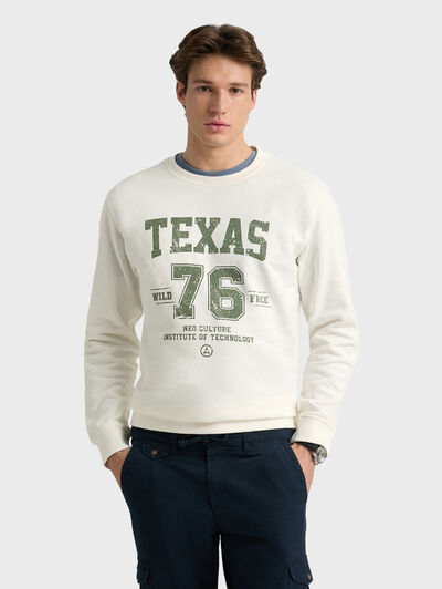 SUDADERA TEXAS CRUDO