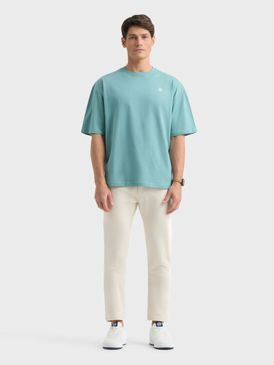 CAMISETA CASUAL AZUL