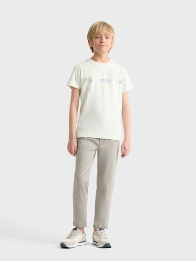 CAMISETA SCHEMES KIDS VERDE