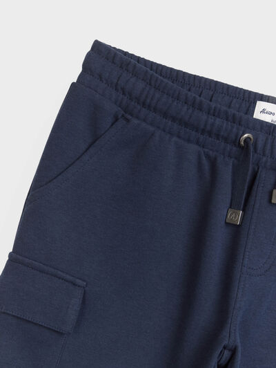 BERMUDA CARGO PUNTO KIDS AZUL MARINO