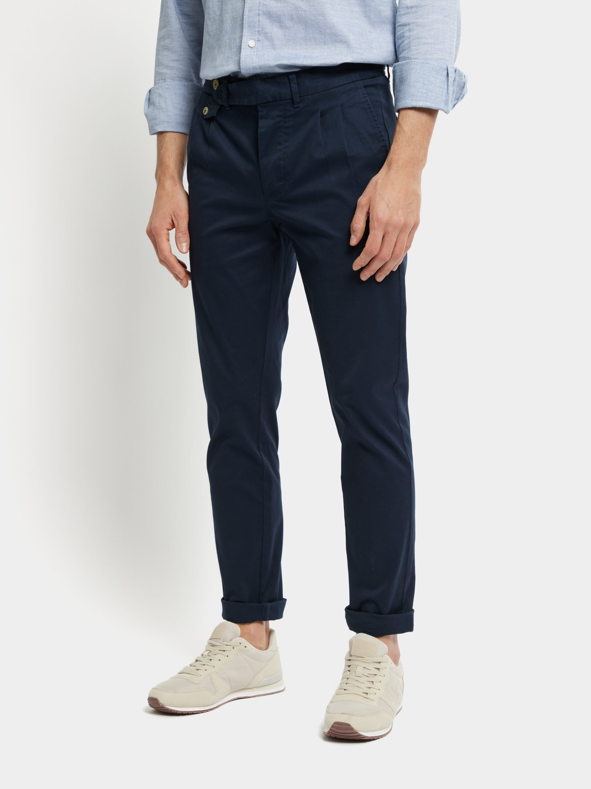 PANTALON CARROT AZUL MARINO